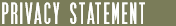Privacy Statement